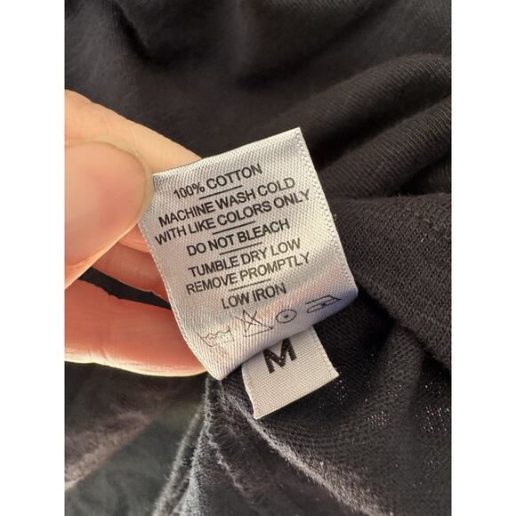 NWOT American Giant Women’s Premium Slub V Neck Tee Black Women’s Size Medium - Picture 7 of 7